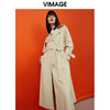 VIMAGE纬漫纪春季新款修身显瘦休闲系腰带风衣女外套V1704303 商品缩略图0