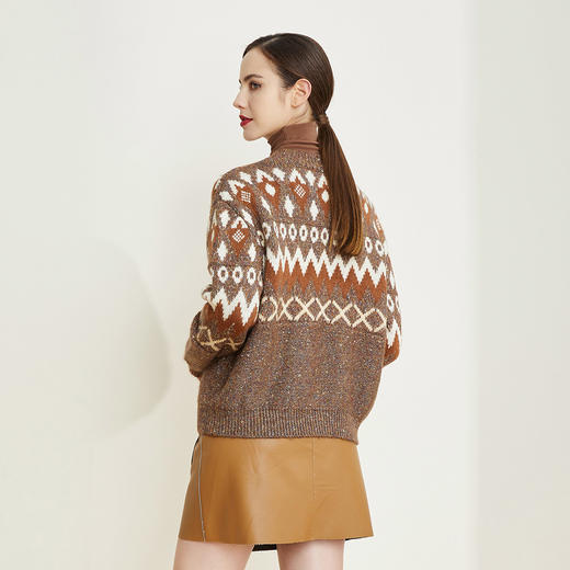 【LD652】瑟俪（斯尔丽高端）个性森女系柔软舒适针织毛衣 商品图1