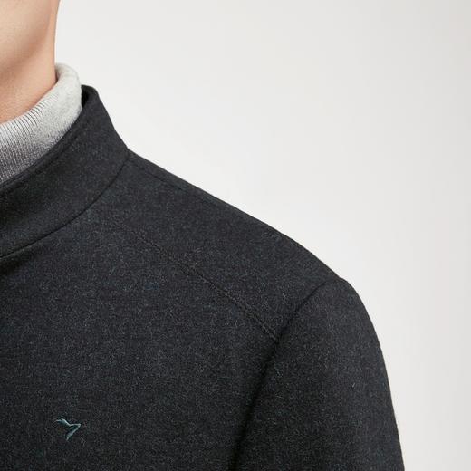 【特价】【含羊毛】柒牌夹克男秋冬款商务休闲立领保暖防风毛呢外套夹克衫	123D70010 商品图3