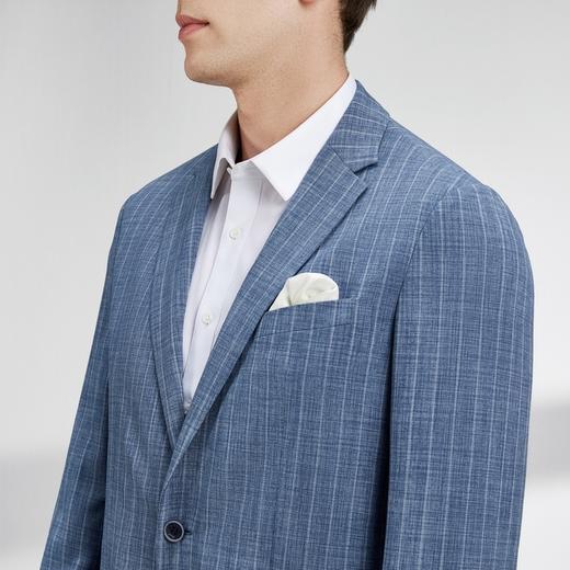 【特价】柒牌西装外套男韩版潮流帅气中青年春秋新款条纹修身上衣单西	122C70060 商品图2