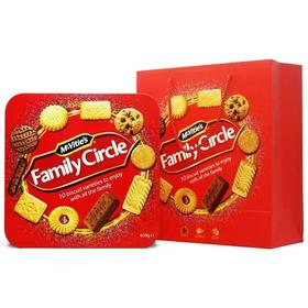 英国进口麦维他欢聚曲奇饼干礼盒620g罐装营养早餐膳食纤维代餐点心