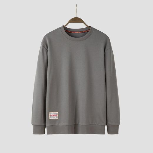 【特价】【新年麒麟祥瑞系列】柒牌卫衣男新款时尚青年圆领宽松长袖衣	122W70020 商品图4