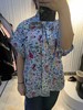 纯棉碎花春纯棉休闲时尚宽松甜美花衬衫C0153 商品缩略图1