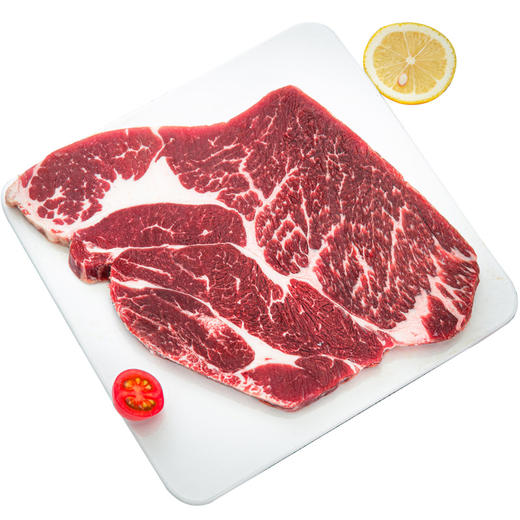 艾克拜尔原切0添加上脑牛排约8片1000g 商品图0