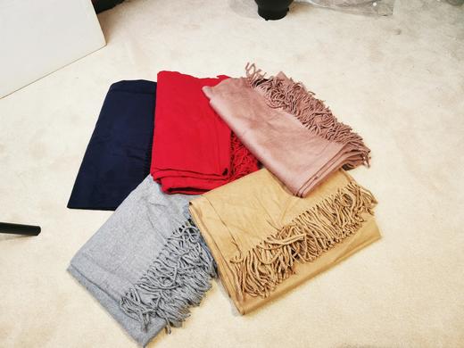 皇家丽美羊绒纯色围巾WJCS998 商品图1