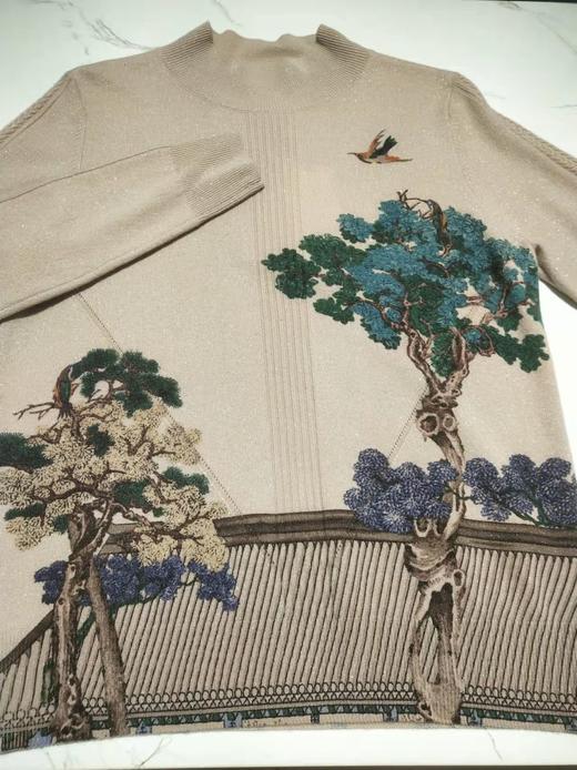 恩佐羊绒衫套头优雅 商品图1