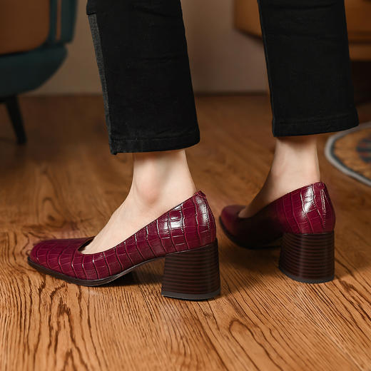 复古风简约，新款单鞋PS682 商品图2