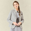 Famecoco范可儿灰色休闲西装外套女小个子春秋款西服F221AW004 商品缩略图0