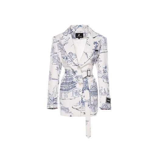 雍正十二月行乐图廓形西装外套 商品图0