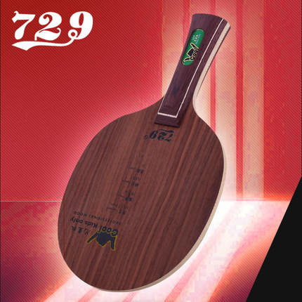 友谊729儿童用球拍5层全木乒乓球拍底板初学者单拍 商品图0