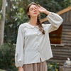 famecoco范可儿洋气春装女衬衫法式别致上衣F221BH008 商品缩略图0