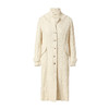famecoco范可儿春秋款女士外套杏色长款外衣F221AB003 商品缩略图5