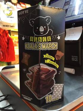 乐天小熊饼干香浓巧克力味夹心饼干195克