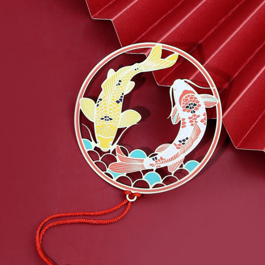 鸿运锦鲤钢笔书签礼盒 商品图3