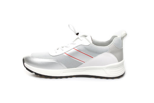 豪麟名鞋奥莱迪嘉男装牛皮革/织物动感休闲鞋DJWTO21MX202灰色  原价1660元 商品图1