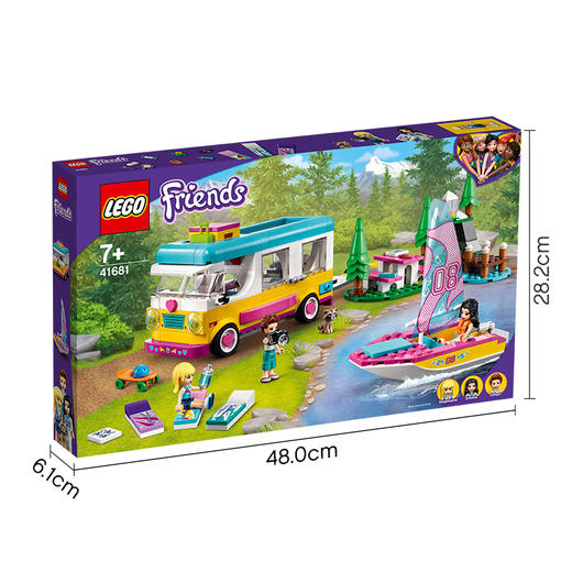 乐高LEGO 森林野营车和帆船 LEGC41681 商品图5