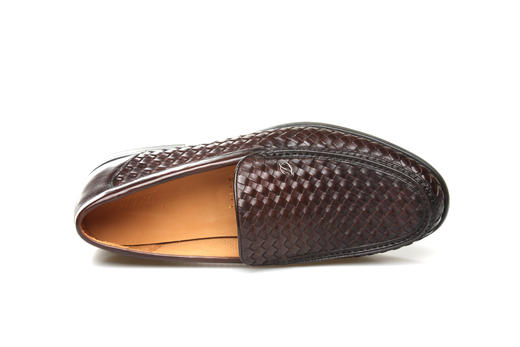 豪麟名鞋奥莱都彭男鞋牛皮革商务鞋E31130334咖啡色  原价5260元 商品图2