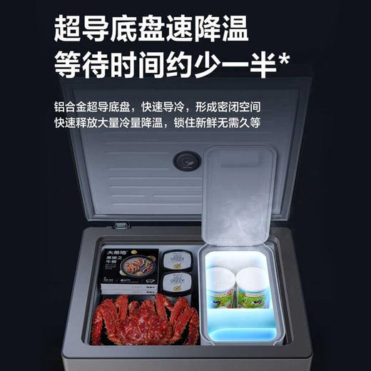 美的冰柜家用无需除霜一级能效冷藏冷冻柜商用保鲜母乳超低温零下40度100/143升 商品图2