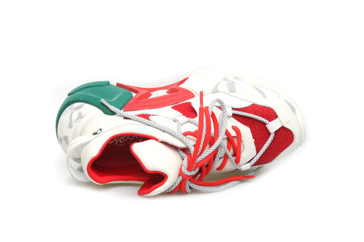 豪麟名鞋奥莱迪嘉女装牛皮革时尚老爹鞋DJGCA21WX015红色  原价2460元 商品图2