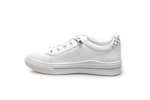豪麟名鞋奥莱迪嘉女装牛皮革潮搭小白鞋DJXXO21WX207白色  原价1460元 商品图1