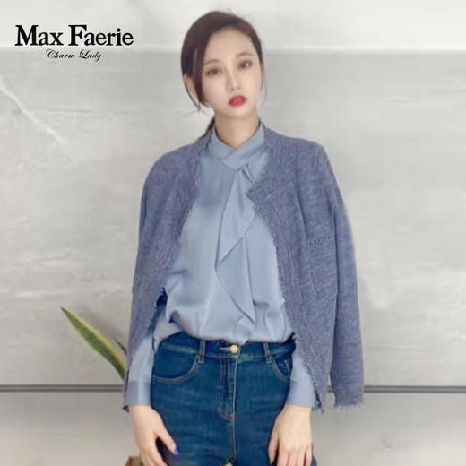 麦克斯菲瑞小香风名媛气质针织衫mh1z158 商品图0