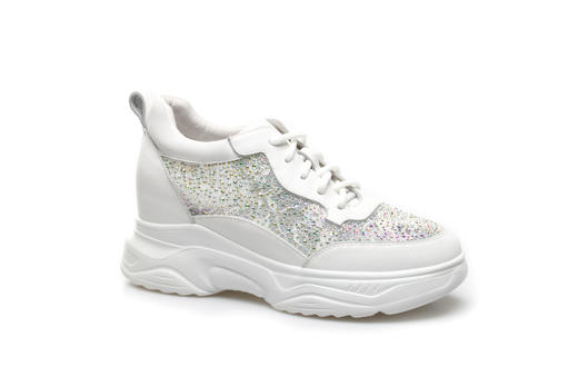 豪麟名鞋奥莱迪嘉女装牛皮革时尚休闲鞋DJXXA21WX012白色  原价1660元 商品图0