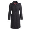 皮尔卡丹女装大衣黑色简约中长款百搭通勤羊毛呢外套P1413C1989B0
 商品缩略图4