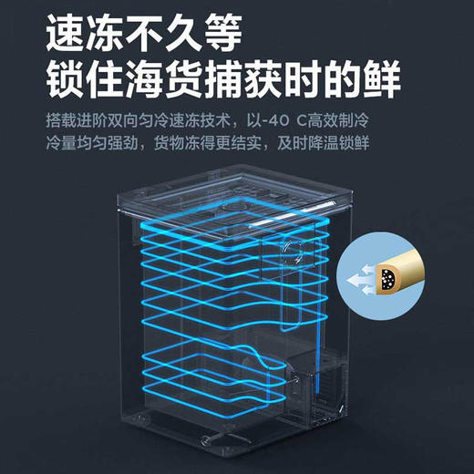 美的冰柜家用无需除霜一级能效冷藏冷冻柜商用保鲜母乳超低温零下40度100/143升 商品图4