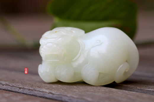 和田玉（白玉）籽料挂件--貔貅62.11g 商品图3