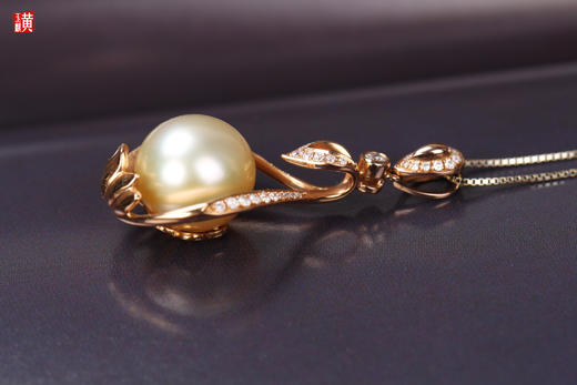 [ 月露 ]  南洋金珍珠吊坠 商品图3