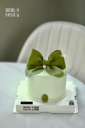 高贵绿蝴蝶结D207