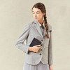 Famecoco范可儿灰色休闲西装外套女小个子春秋款西服F221AW004 商品缩略图1