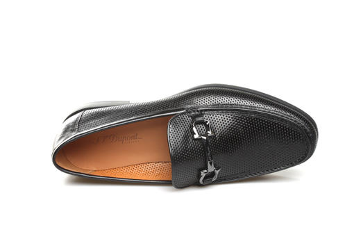 豪麟名鞋奥莱都彭男鞋袋鼠皮革商务鞋E31140318黑色  原价5260元 商品图2