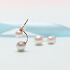美裕 【倾心】金18k海水珍珠耳钉103693 6-8mm白 商品缩略图1