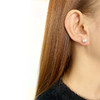美裕 【至简】金18k海水珍珠耳钉 一根针102698 102701 97457 商品缩略图2