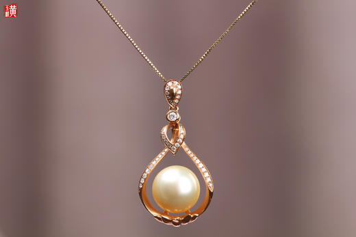 [ 月露 ]  南洋金珍珠吊坠 商品图1
