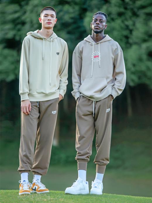 UZIS无侧缝长裤春秋男美式训练跑步束脚卫裤宽松休闲篮球针织裤子 商品图0