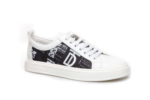 豪麟名鞋奥莱迪嘉男装牛皮革动感休闲鞋DJBZA21MX007白色  原价1660元 商品图0