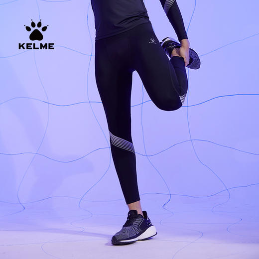 KELME卡尔美运动高弹健身紧身裤男篮球训练裤跑步足球打底压缩裤 商品图1