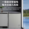 美的（Midea）冰柜家用小型冷冻柜卧式单温顶开门冷柜彩晶玻璃面板电子温控-30度深冷速冻一级节能 商品缩略图2