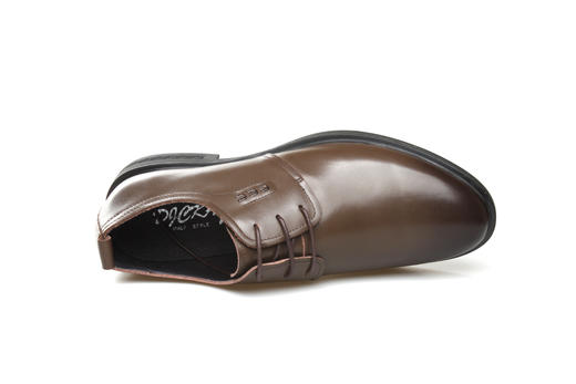 豪麟名鞋奥莱迪嘉男装牛皮革正装皮鞋DJHFO21MP201咖啡色  原价1660元 商品图2