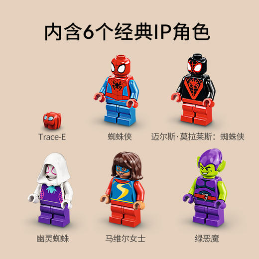 乐高LEGO 蜘蛛侠蛛网总部 LEGC10784 商品图6