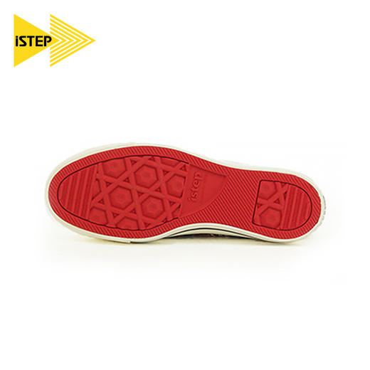 【正品】iSTEP女鞋高帮帆布鞋隐形内增高日系原创学生潮流时尚涂鸦板鞋 商品图3