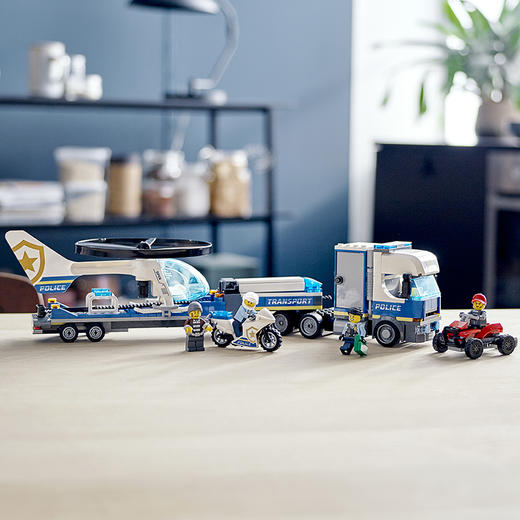 乐高LEGO 警用直升机运输车 LEGC60244 商品图3