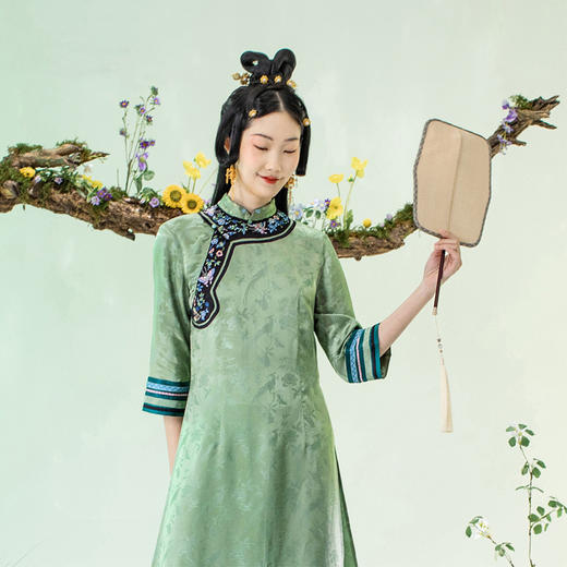 【林栖设计小店】2022春季新品银饰复古女士百搭气质金色长款耳环小众设计 商品图1