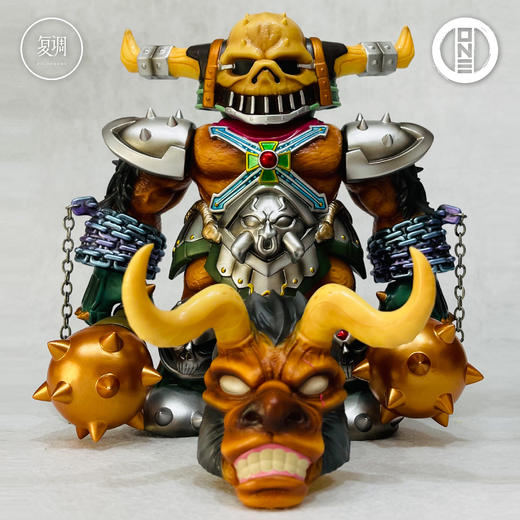 现货 壹工坊 牛魔王 搪胶潮玩 摆件 商品图0