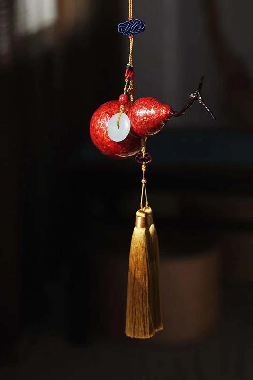 大漆朱砂红 福禄 商品图1