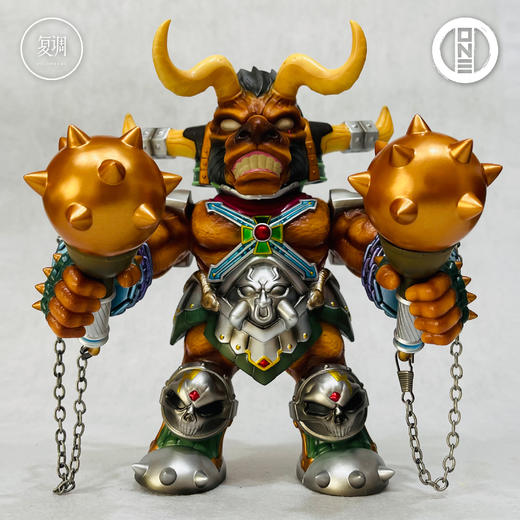 现货 壹工坊 牛魔王 搪胶潮玩 摆件 商品图2