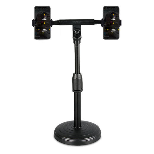 2022新手机支架直播懒人桌面抖音伸缩网课多功能三机位升降创意夹 商品图4