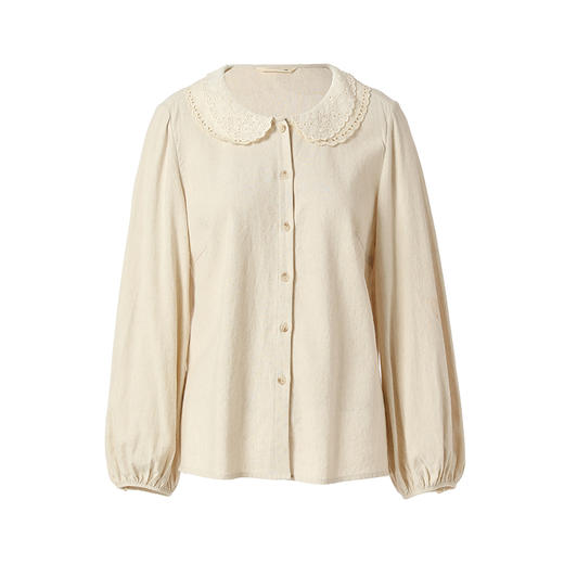 famecoco范可儿洋气春装女衬衫法式别致上衣F221BH008 商品图5